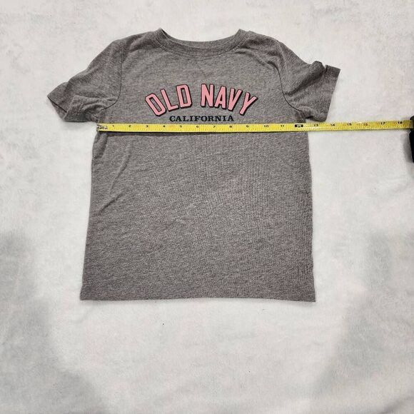 Boy’s “Old Navy” Logo Gray Short Sleeve T-Shirt - Picture 3 of 6